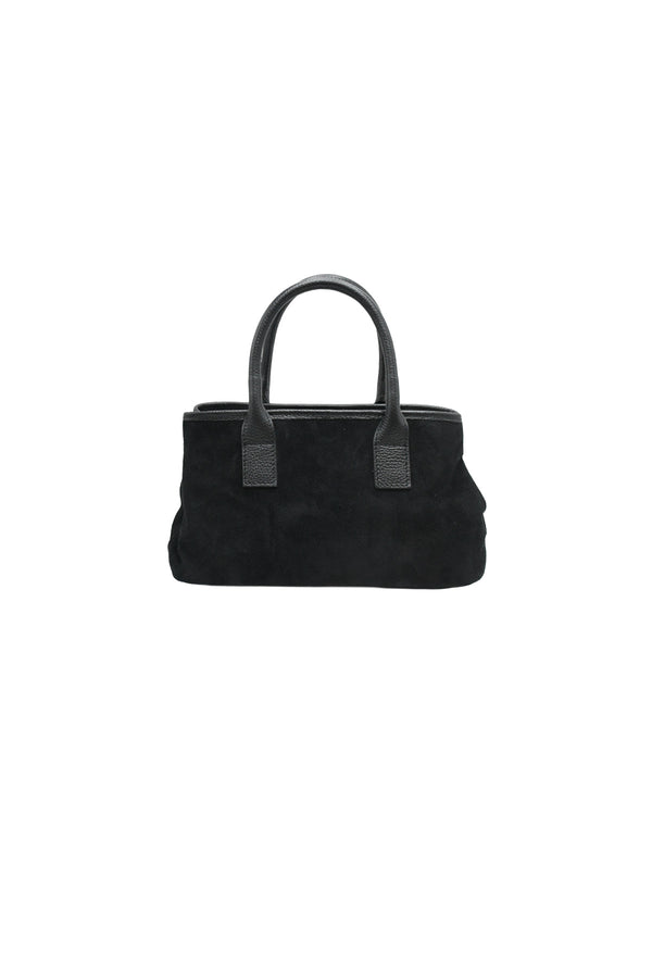 Borsa a mano in pelle e camoscio VALENTINO Creations V937