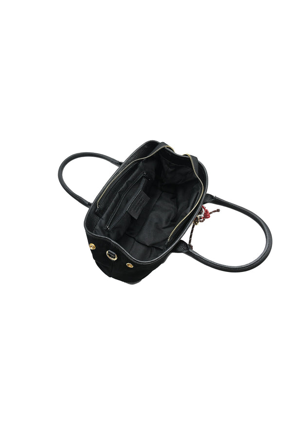 Borsa a mano in pelle e camoscio VALENTINO Creations V937