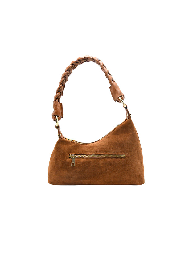 Borsa a spalla con manico intrecciato in vera pelle VALENTINO Creations V950