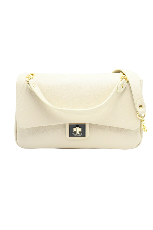 Borsa a Spalla in Pelle con Catena e Patta – Eleganza Classica VALENTINO Creations V963
