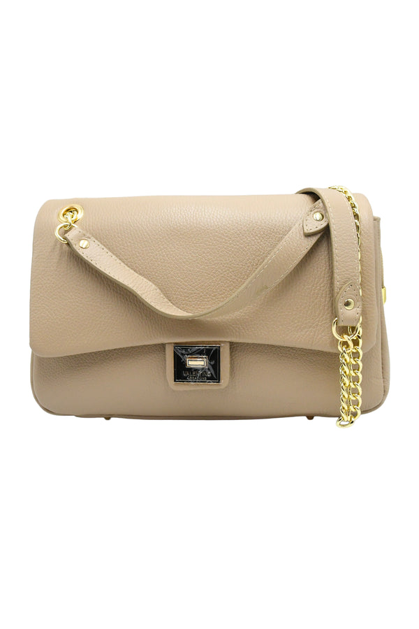 Borsa a Spalla in Pelle con Catena e Patta – Eleganza Classica VALENTINO Creations V963
