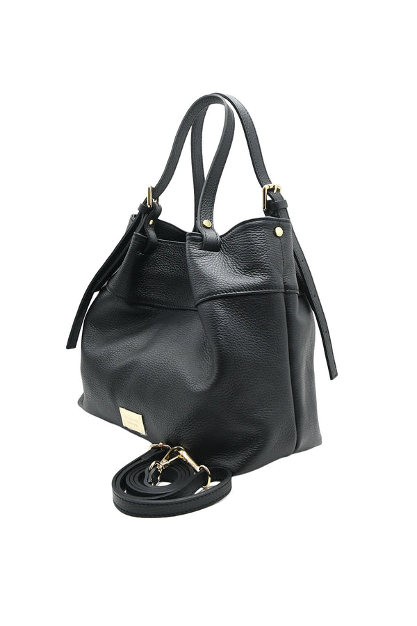 Borsa a mano shopper elegante VALENTINO Creations in vera pelle martellata V960