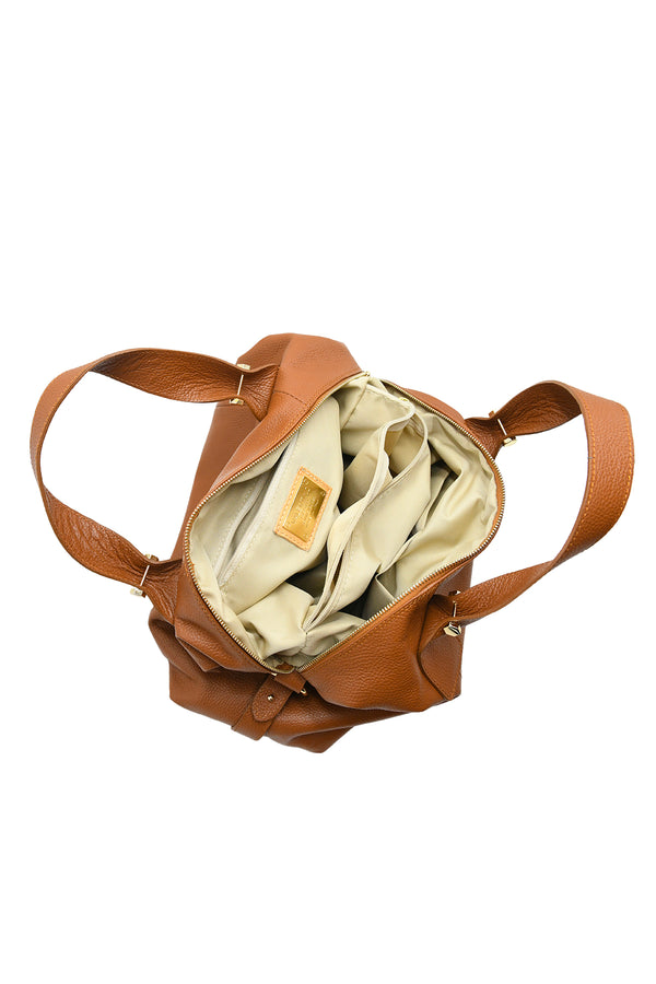 Borsa a sacco morbida in vera pelle martellata VALENTINO Creations V967