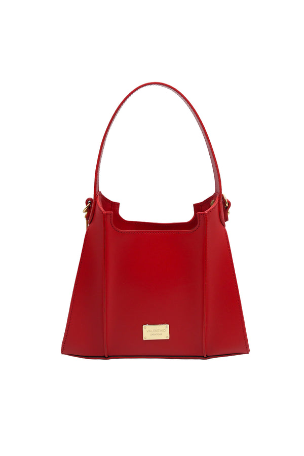 Borsa a spalla elegante in pelle liscia VALENTINO Creations V956