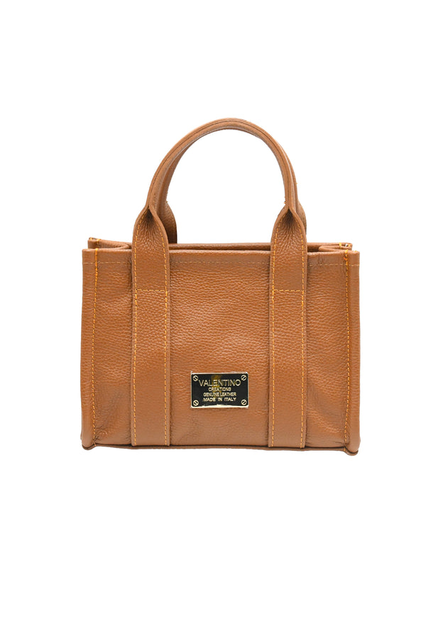 Borsa quadrata in vera pelle martellata VALENTINO Creations V889D