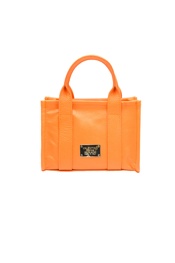 Borsa quadrata in vera pelle martellata VALENTINO Creations V889D