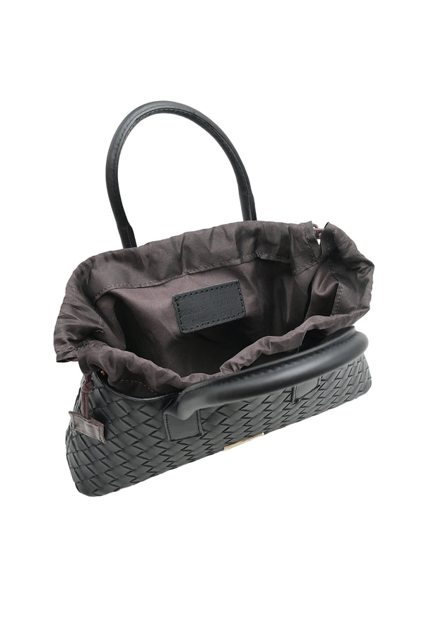 Borsetta in vera pelle intrecciata con sacca a coulisse V898 VALENTINO Creations