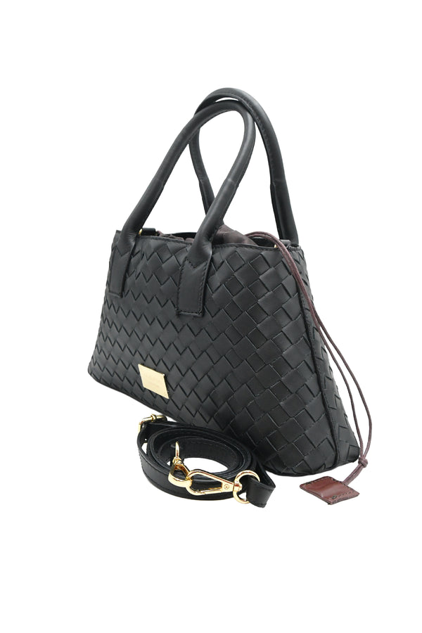 Borsetta in vera pelle intrecciata con sacca a coulisse V898 VALENTINO Creations