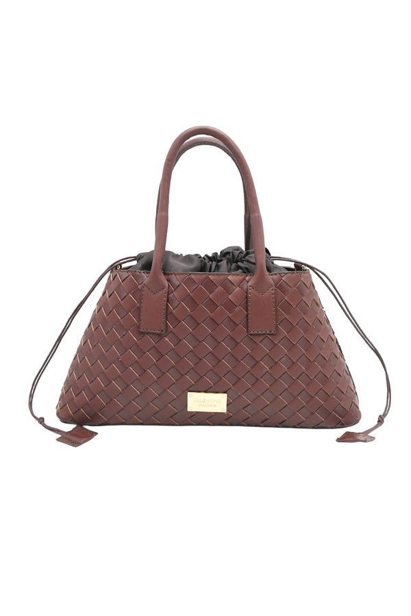 Borsetta in vera pelle intrecciata con sacca a coulisse V898 VALENTINO Creations