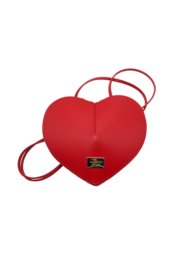 Nuova Borsetta a cuore in vera pelle Ruga V875