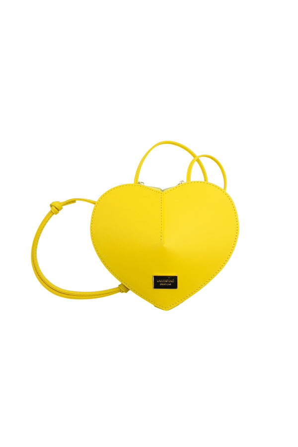 Nuova Borsetta a cuore in vera pelle Ruga V875