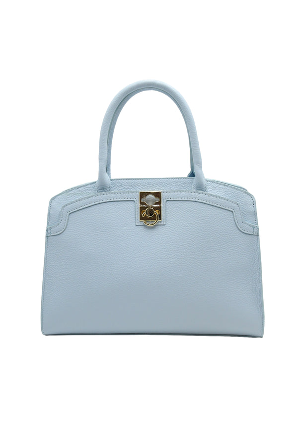 Borsa a bauletto in vera pelle 7531D