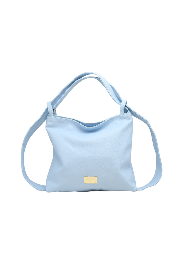 Borsa zaino estivo in vera pelle martellata V953