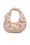 Borsetta a mano e a spalla in vera pelle martellata Valentino Creations V980