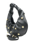 Borsetta a mano e a spalla in vera pelle martellata Valentino Creations V980