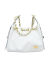 Borsa a spalla in vera pelle liscia Valentino Creations V986