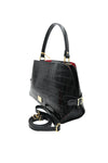 Borsa a bauletto in vera pelle stampa coccodrillo Valentino Creations V985COC