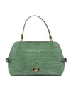 Borsa a bauletto in vera pelle stampa coccodrillo Valentino Creations V985COC