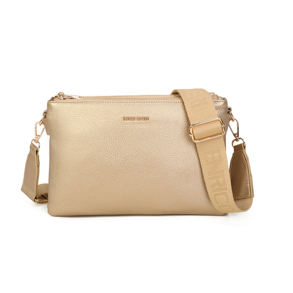 Multi pochette midi Enrico Coveri in ecopelle con tracolla logata EC2243