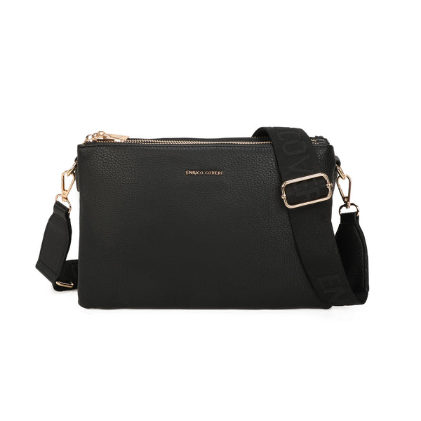Multi pochette midi Enrico Coveri in ecopelle con tracolla logata EC2243
