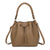 Borsa stile secchiello a coulisse con manico intrecciato Enrico Coveri EC5086