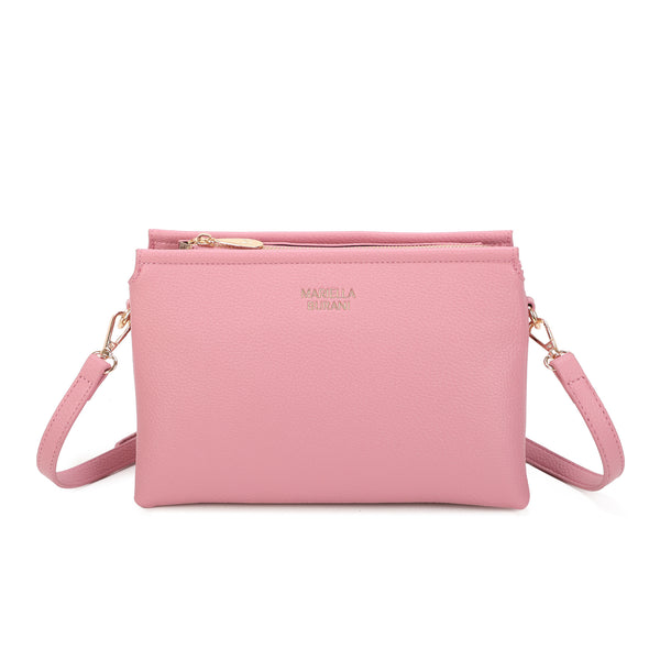 Pochette a tracolla in ecopelle multicomparto Mariella Burani MB025