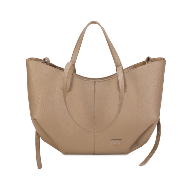 Borsa grande shopper a doppio manico con pochette interna a tracolla MB022