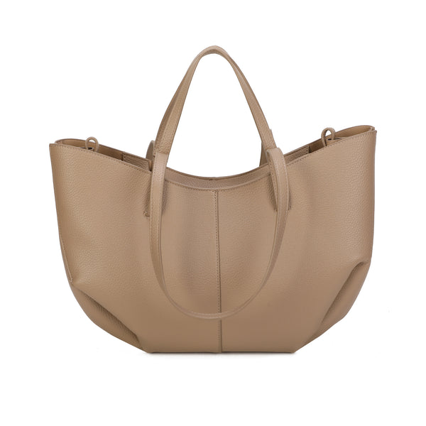 Borsa grande shopper a doppio manico con pochette interna a tracolla MB022