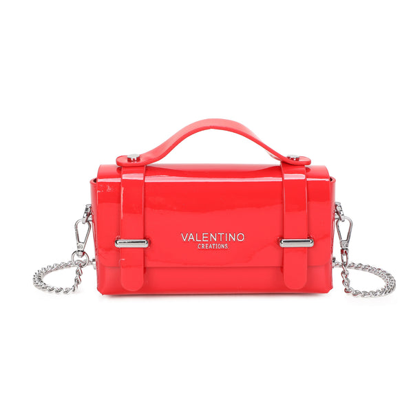 Borsetta Valentino Creations in ecopelle lucida effetto vernice VC2031