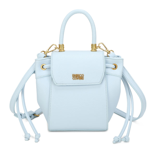 Borsa Enrico Coveri in ecopelle a coulisse con patta EC2266