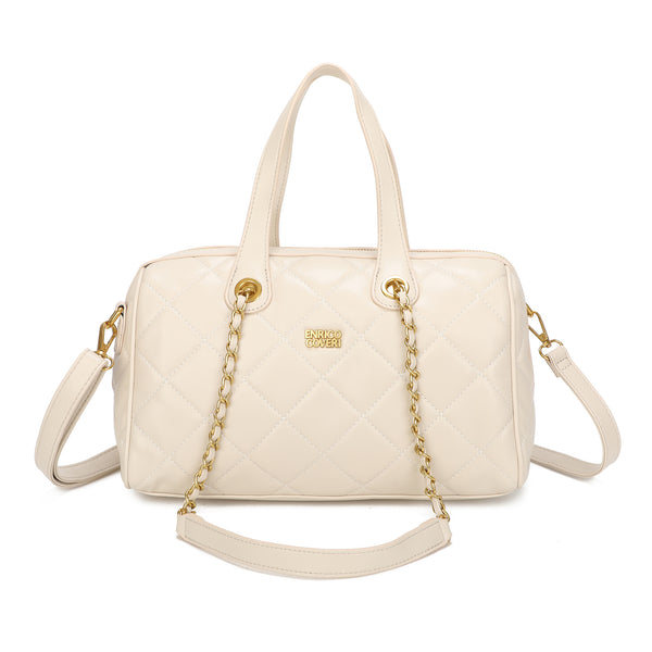 Borsetta a bauletto ENRICO COVERI in similpelle trapuntata EC7047