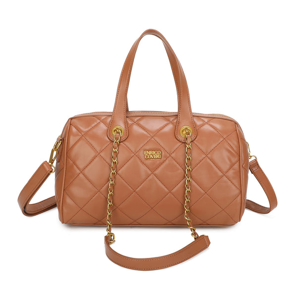 Borsetta a bauletto ENRICO COVERI in similpelle trapuntata EC7047