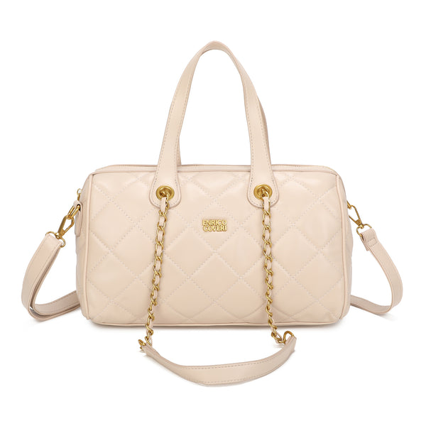 Borsetta a bauletto ENRICO COVERI in similpelle trapuntata EC7047