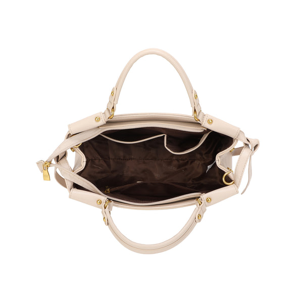 Borsetta messenger in ecopelle con tasca frontale e borchie ENRICO COVERI EC7049