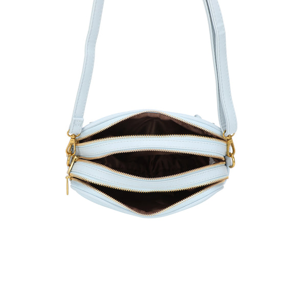 Borsa a tracolla camera bag multicomparto Enrico Coveri in ecopelle EC7057