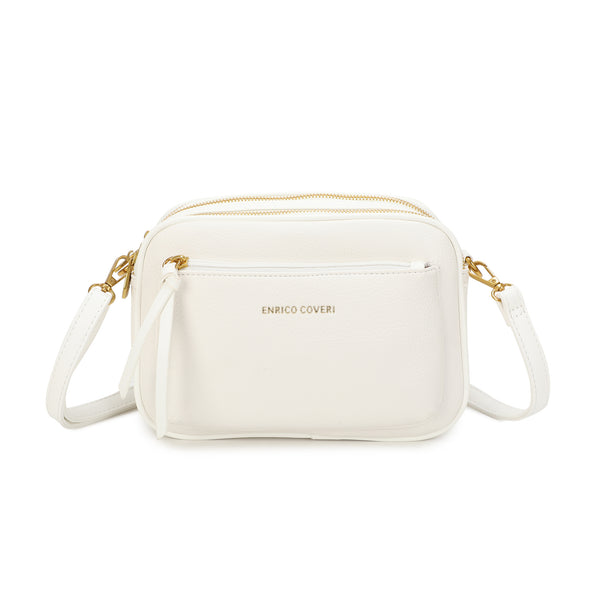 Borsa ecopelle camera bag a scomparti Enrico Coveri EC7056