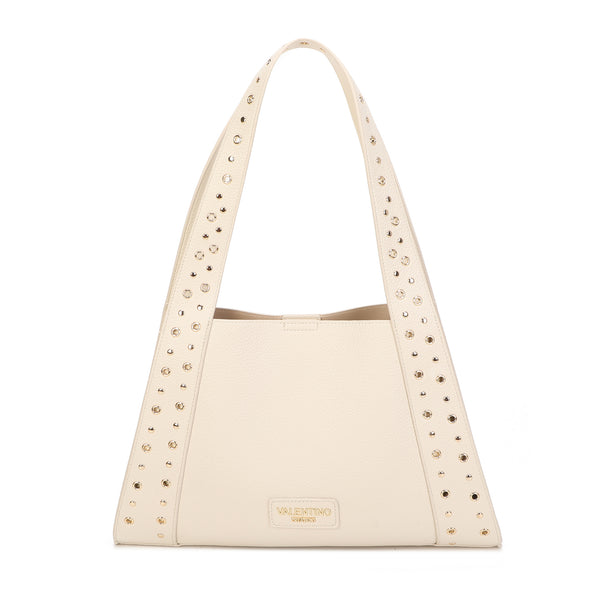 Borsa a spalla in ecopelle con decorazioni in metallo Valentino Creations VC2014