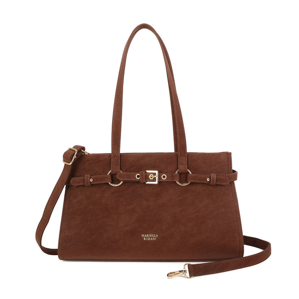 Borsa bauletto a spalla Mariella Burani in ecopelle scamosciata MB7108