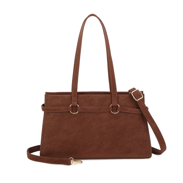 Borsa bauletto a spalla Mariella Burani in ecopelle scamosciata MB7108