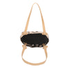 Borsa tipo secchiello traforato in ecopelle con pochette MB6314