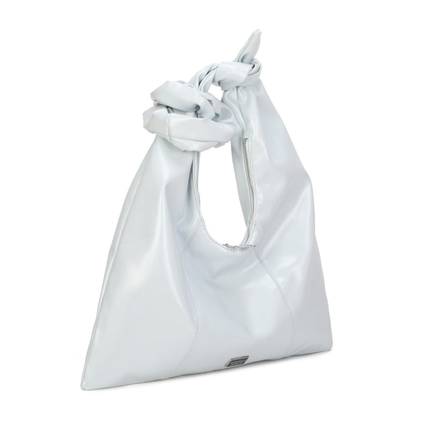 Borsa spalla a sacca morbida in ecopelle con manico a nodi MB6315
