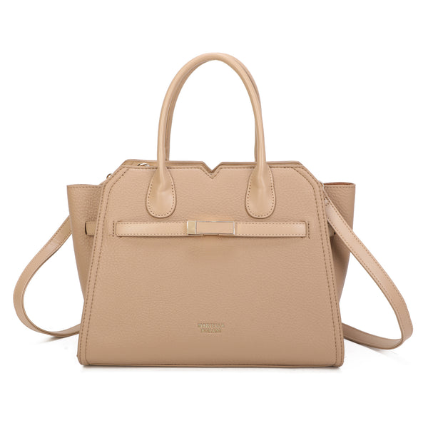Borsa trapezio in ecopelle Mariella Burani con cinturino decorativo MB7068
