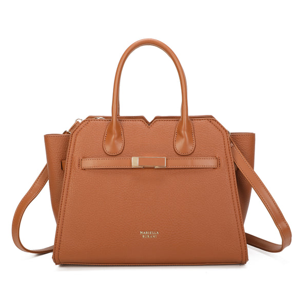 Borsa trapezio in ecopelle Mariella Burani con cinturino decorativo MB7068