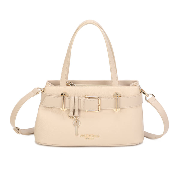 Borsetta a mano in ecopelle con cintura decorativa e chiave VA7076