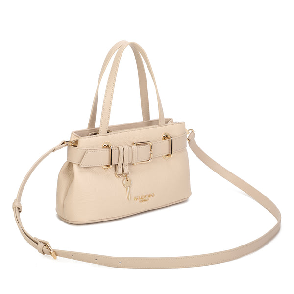 Borsetta a mano in ecopelle con cintura decorativa e chiave VA7076