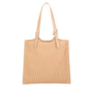 Borsa shopper in ecopelle con traforature e pochette interna MB014