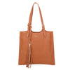 Borsa shopper in ecopelle con traforature e pochette interna MB014