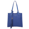 Borsa shopper in ecopelle con traforature e pochette interna MB014