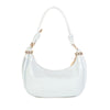 Borsa a spalla in ecopelle con borchie oro/argento MB708