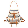 Zaino in iuta ed ecopelle Mariella Burani MB011